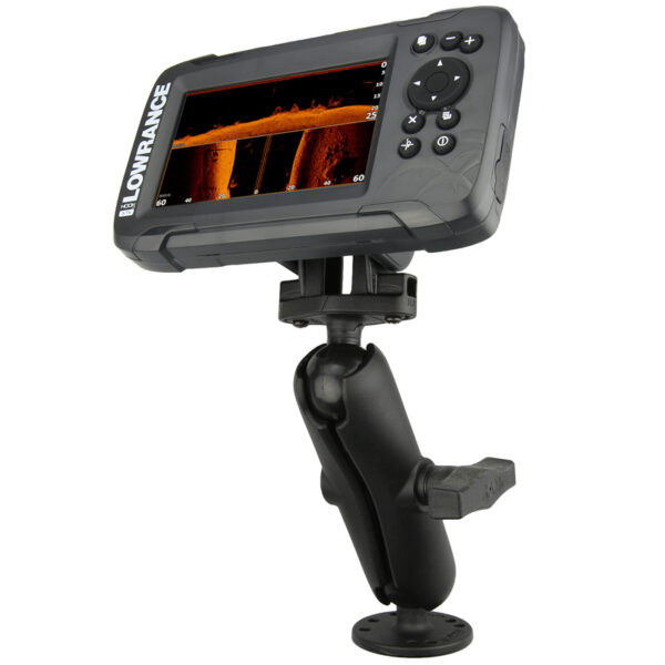 RAM Supporto a sfera doppia per Lowrance Eagle 4 e 5, Hook² e Reveal 5 Ram Mounts RAM-101-LO12