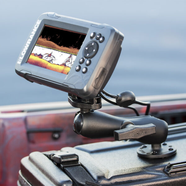 RAM Supporto a sfera doppia per Lowrance Eagle 4 e 5, Hook² e Reveal 5 Ram Mounts RAM-101-LO12 - immagine 5