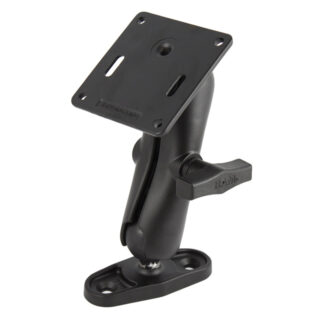 RAM Doppio Montaggio a Sfera con Piastra VESA 75x75mm e Base a 2 Fori Ram Mounts RAM-101-RAY1U