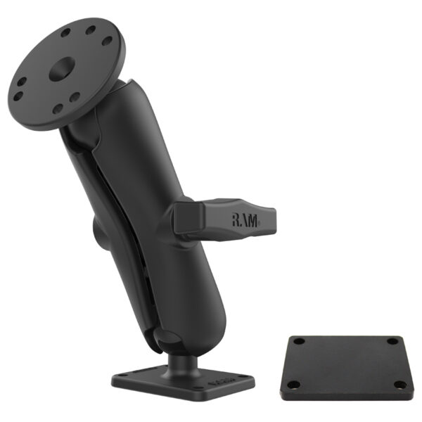 RAM Doppio Montaggio a Sfera - Piastra di Supporto in Alluminio Media Ram Mounts RAM-101-SAE1