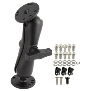 RAM Doppio Montaggio a Sfera con Hardware Unificato per Codici a Barre Ram Mounts RAM-101-UNF1