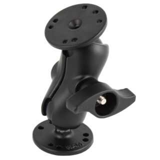 RAM Doppia Sfera con Manopola in Metallo - tipo C Corto Ram Mounts RAM-101MU-B