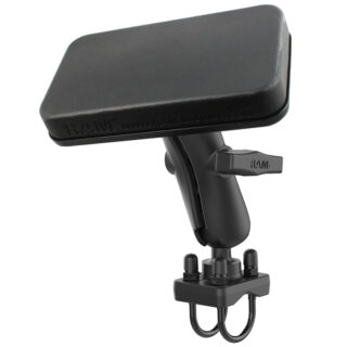 RAM Doppio supporto con bullone a U con schienale per ATV Ram Mounts RAM-101U-235Z-BR1