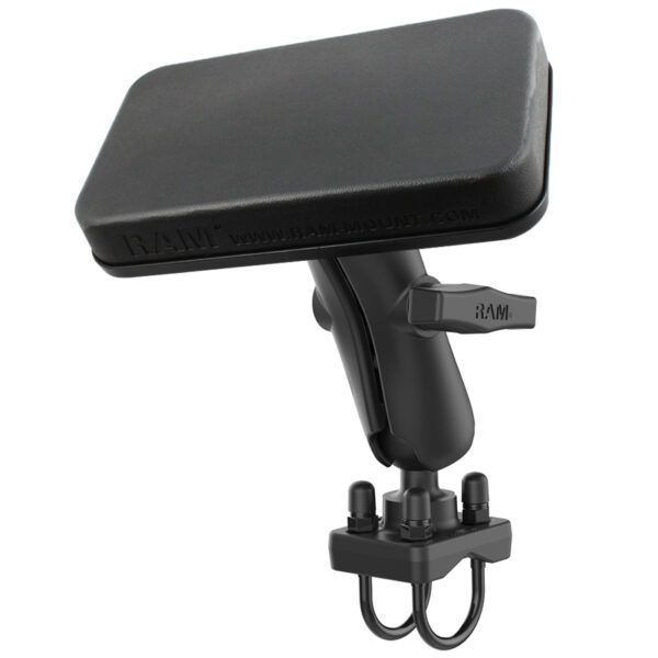 RAM Doppio supporto con bullone a U con schienale per ATV Ram Mounts RAM-101U-235Z-BR1