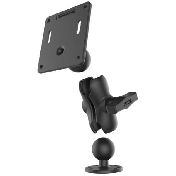 Supporto DISPLAY TV MONITOR LCD standard VESA 75MM RAM Mounts RAM-101U-B-2461 - immagine 3
