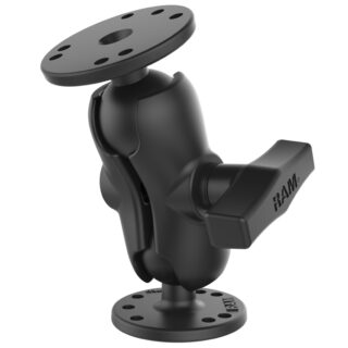 Supporto superficie piana, sfera di tipo C e braccio corto ram-mount RAM-101U-B