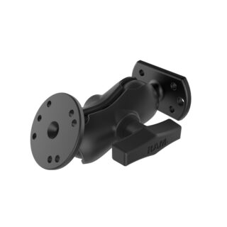 RAM Supporto universale a doppia sfera per corone di assistenza al lavoro - Corto Ram Mounts RAM-101U-B-CRO1