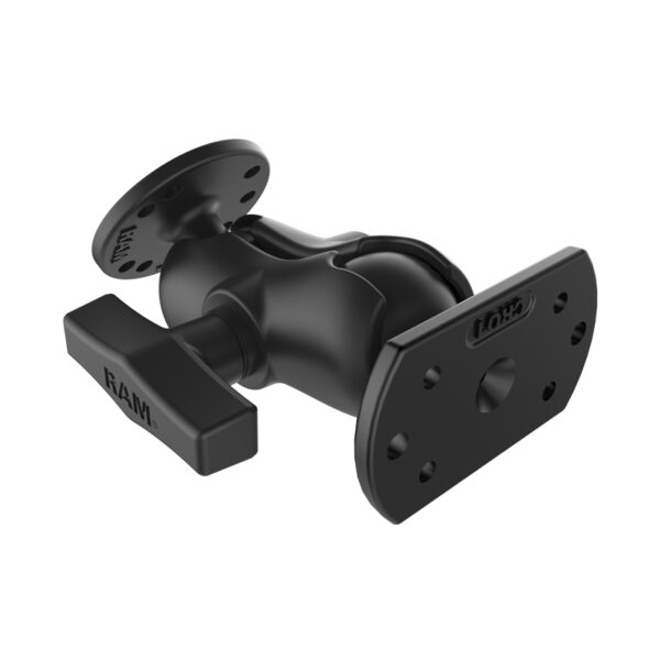 RAM Supporto universale a doppia sfera per corone di assistenza al lavoro - Corto Ram Mounts RAM-101U-B-CRO1 - immagine 2