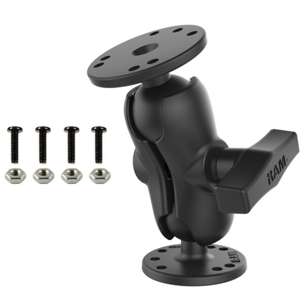 RAM Doppio Supporto a Sfera con viteria di Montaggio Ram Mounts RAM-101U-B-ET1