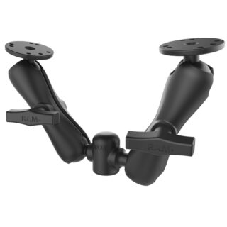 RAM Adattatore Filettato 1/2" NPT con due Supporti a Doppia Sfera tipo C Ram Mounts RAM-101U-CD1