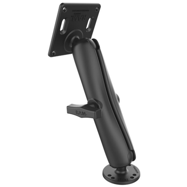 RAM Doppio Supporto a Sfera con Piastra VESA 75x75mm - tipo C Lunga Ram Mounts RAM-101U-D-2461 - immagine 2