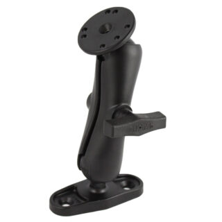 RAM Doppio Supporto a Sfera con Base a Superficie Piana - Medio Ram Mounts RAM-101U-DI2