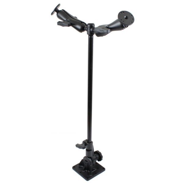 RAM Montaggio su piedistallo con tubo da 24" e due supporti a doppia sfera Ram Mounts RAM-101U-VE10