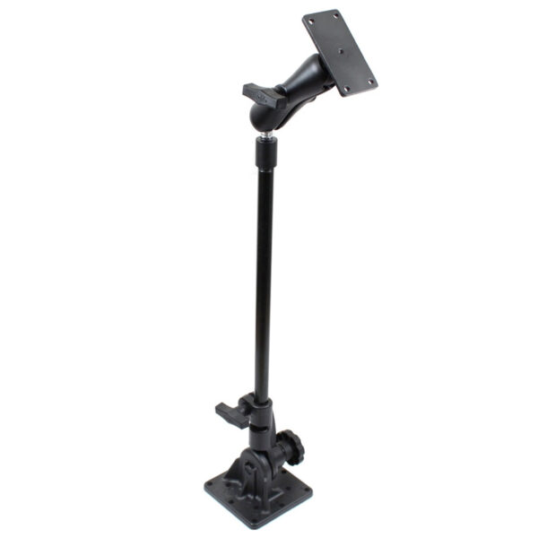 RAM Montaggio su piedistallo con tubo da 18" e adattatore per piastra rettangolare Ram Mounts RAM-101U-VE11