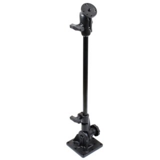 RAM Piedistallo Doppio Montaggio a Sfera con Tubo da 18" e Piastra Tonda Ram Mounts RAM-101U-VE6