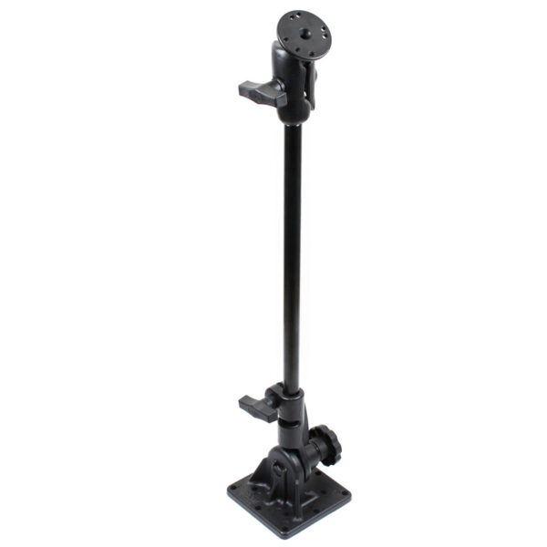 RAM Piedistallo Doppio Montaggio a Sfera con Tubo da 18" e Piastra Tonda Ram Mounts RAM-101U-VE6