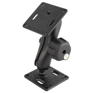 RAM Doppio 75x75mm Montaggio VESA con Manopola Blocco Chiave - Medio Ram Mounts RAM-102LU-2461
