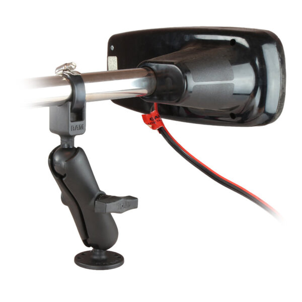 Supporto per superfice piana con sfera C e attacco stringi tubo Ram Mounts RAM-108U - immagine 2