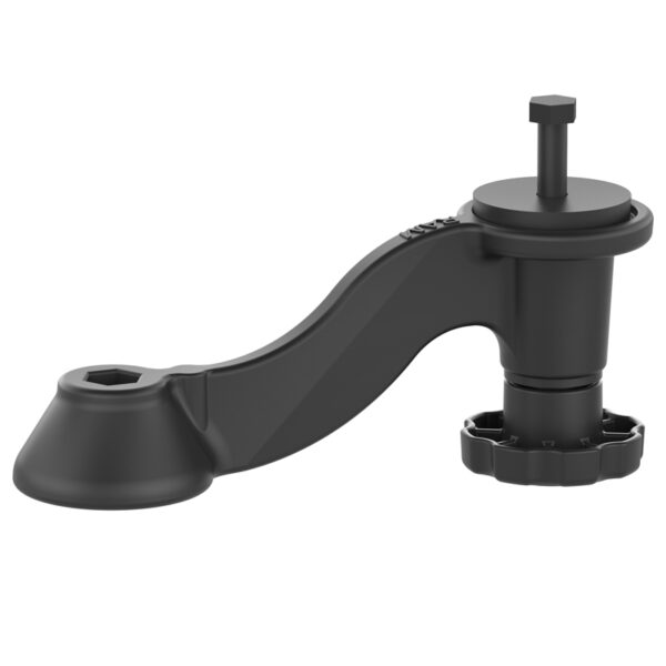 RAM® 6" Curved Extension Swing Arm for Horizontal/Vertical Mounts Ram Mounts RAM-109-1A - immagine 2