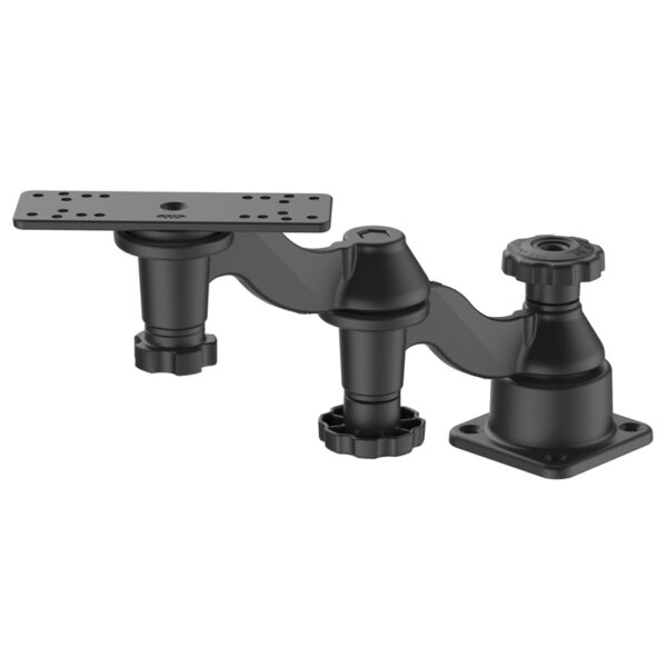 RAM Supporto a braccio oscillante orizzontale da 12" per ecoscandagli e plotter Ram Mounts RAM-109H-1U - immagine 2