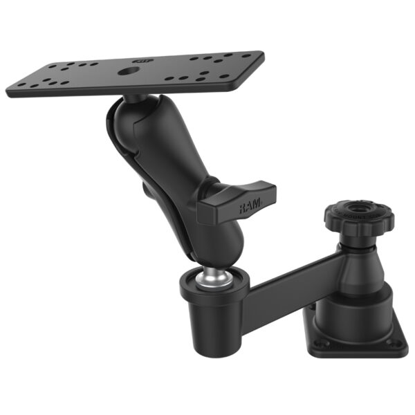 RAM Forcellone Orizzontale con Doppio Supporto a Sfera Ram Mounts RAM-109H-2U - immagine 2