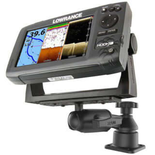 RAM Supporto orizzontale per braccio oscillante da 6" con piastra rettangolare a sfera e presa Ram Mounts RAM-109HSB
