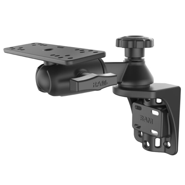 RAM Supporto per braccio oscillante verticale da 6" con adattatore a sfera rotonda Ram Mounts RAM-109VSB - immagine 2
