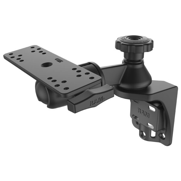 RAM Supporto per braccio oscillante verticale da 6" con adattatore a sfera rotonda Ram Mounts RAM-109VSB - immagine 3