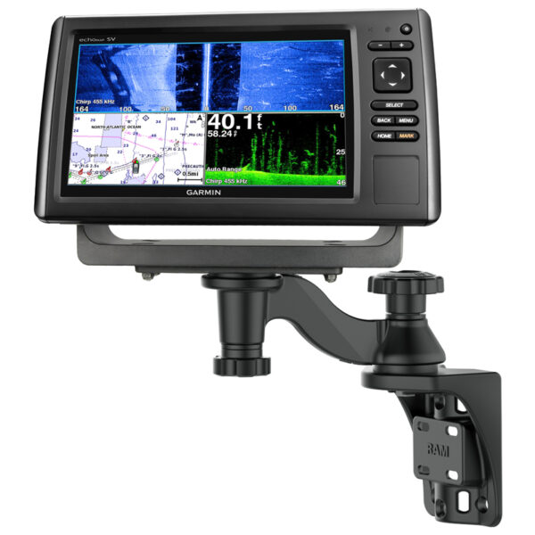Supporto nautico ruotabile in verticale RAM-MOUNT RAM-109VU con sfera C