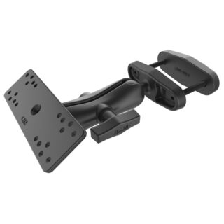RAM Supporto Elettronico Marino Universale per Pali Quadri fino a 3" di larghezza Ram Mounts RAM-111-247U-3
