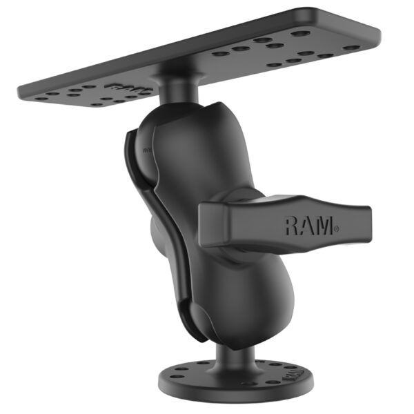 Supporto nautico superficie piana per ecoscandaglio Ram Mounts RAM-111U-B - immagine 2