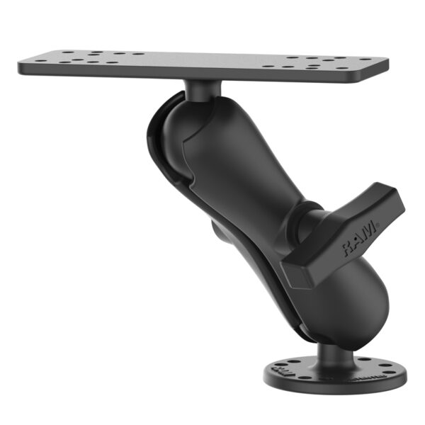 SUPPORTO SUPERFICIE PIANA PER BARACCHINI E APPLICAZIONI NAUTICHE RAM-MOUNT RAM-111U - immagine 2