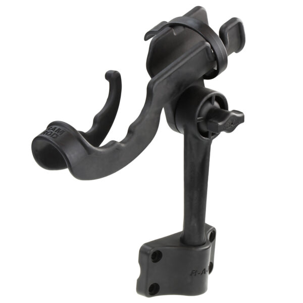 RAM ROD Portacanna da Pesca con Base di Montaggio Paratia Ram Mounts RAM-114-BU