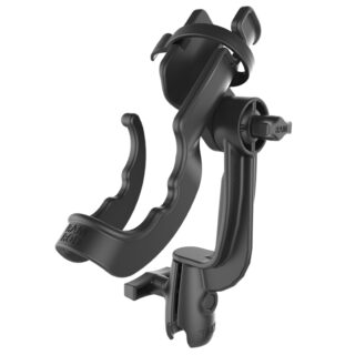 RAM ROD Portacanna da Pesca con Revolution Cricchetto/presa Ram Mounts RAM-114-RBNBU