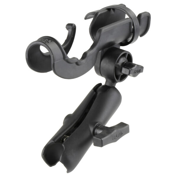 RAM ROD Portacanna da Pesca con Sfera e Braccio a presa Ram Mounts RAM-117B-201U