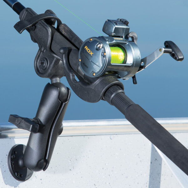 RAM ROD Portacanna da Pesca con Sfera e Braccio a presa Ram Mounts RAM-117B-201U - immagine 2