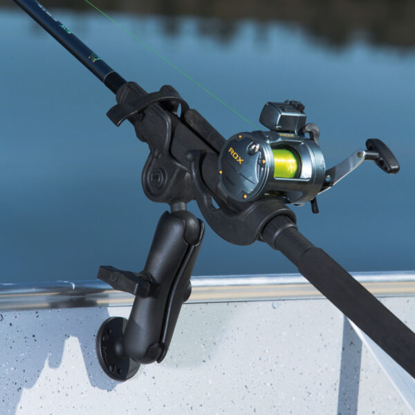 SUPPORTO SUPERFICIE PIANE PER CANNA DA PESCA RAM-MOUNT RAM-117SWU PER BARCA - immagine 2