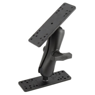 RAM Doppia Sfera con Due Piastre Elettroniche Marine Ram Mounts RAM-133AU