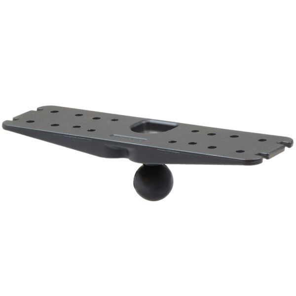 SUPPORTO ADATTATORE GRANDE PER BARACCHINI O RADAR NAUTICI RAM-MOUNT RAM-137BU CON SFERA TIPO C