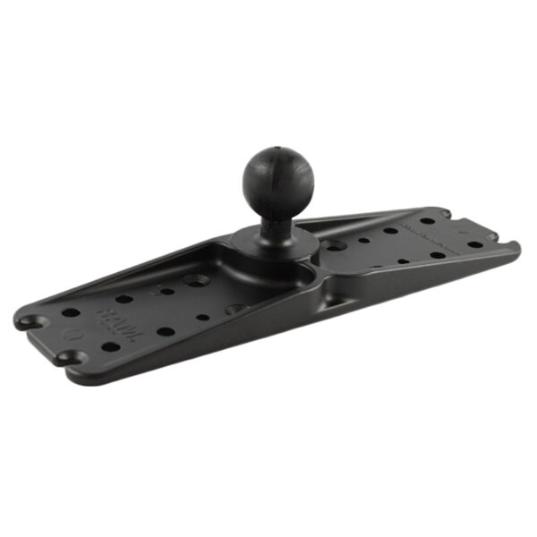SUPPORTO ADATTATORE GRANDE PER BARACCHINI O RADAR NAUTICI RAM-MOUNT RAM-137BU CON SFERA TIPO C - immagine 2