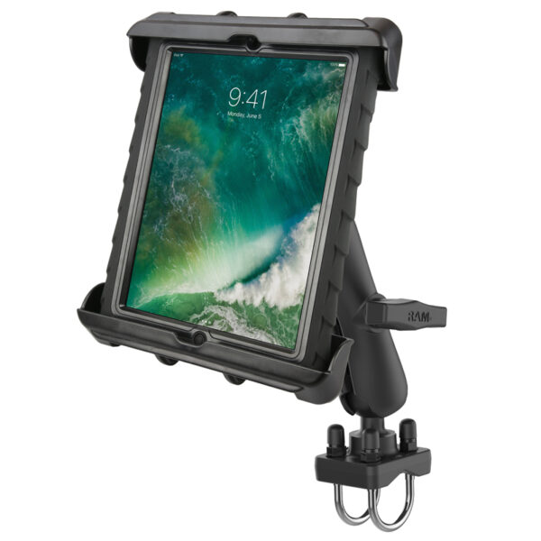 SUPPORTO DOPPIO ATTACCO A MANUBRIO RAM-138-235-TAB17U PER Table-PC e IPAD con LifeProof - immagine 2
