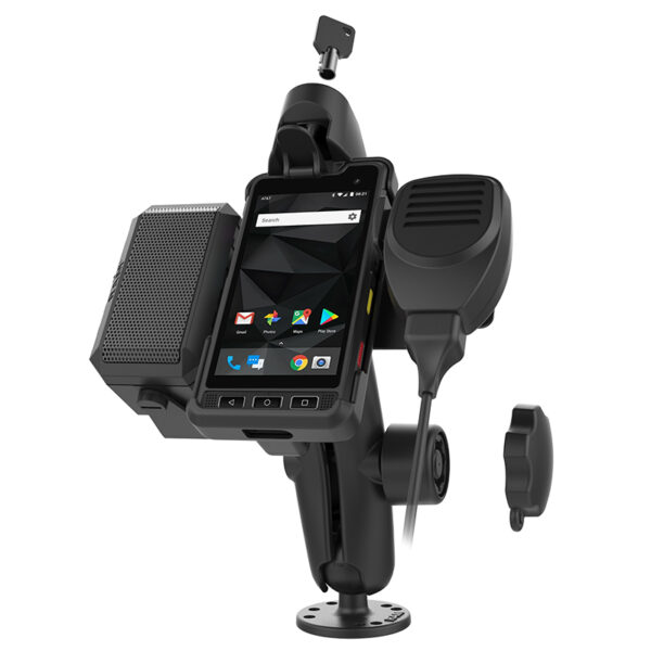 RAM Doppio Supporto a Sfera per Sonim XP8 con Altoparlante e Hardwire Bundle Ram Mounts RAM-138-S-SNM2PL-V7B1U