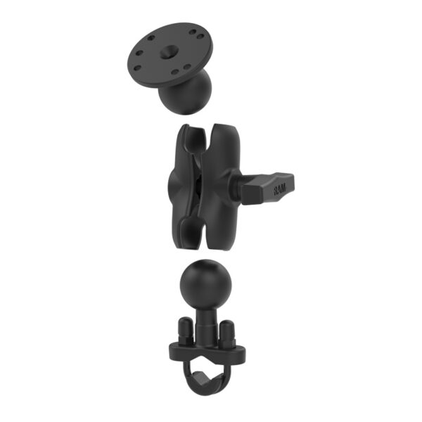 Supporto Ram Mounts RAM-149Z-B-202U a manubrio con diametro sfera di tipo C - immagine 2