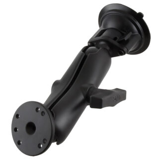 RAM Twist-Lock Supporto a Ventosa con Adattatore Piastra Tonda - Medio Ram Mounts RAM-166-202U