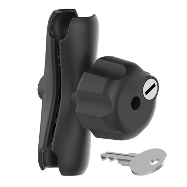 RAM Braccio a presa Doppia con Manopola Serratura a Chiave in Ottone - tipo C Media Ram Mounts RAM-201LU