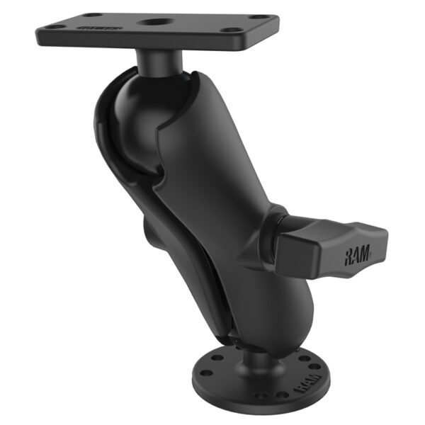 RAM Drill-Down Supporto a sfera doppio per Humminbird Helix 5 - Medio Ram Mounts RAM-202-153-202U - immagine 2