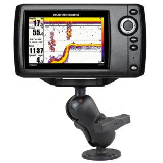 RAM Drill-Down Doppia Sfera di Supporto per Humminbird Helix 5 - Corto Ram Mounts RAM-202-153-B-202U