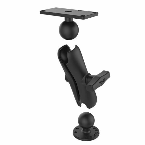 RAM Drill-Down Doppia Sfera di Supporto per Humminbird Helix 7 - Medio Ram Mounts RAM-202-24-202U - immagine 3
