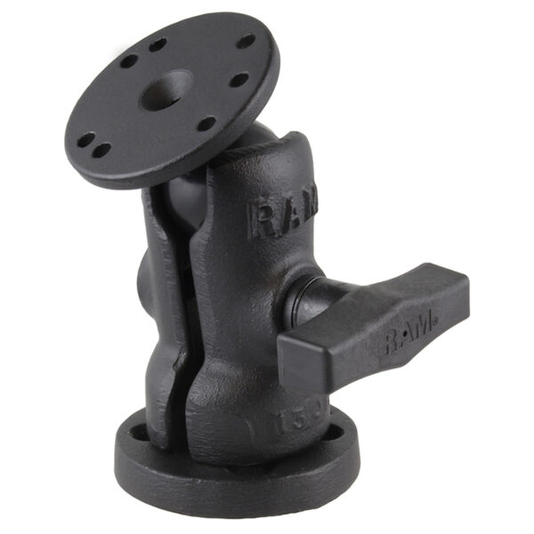 RAM Montaggio a sfera singola e presa con base girevole ottagonale Ram Mounts RAM-202-324-OFU