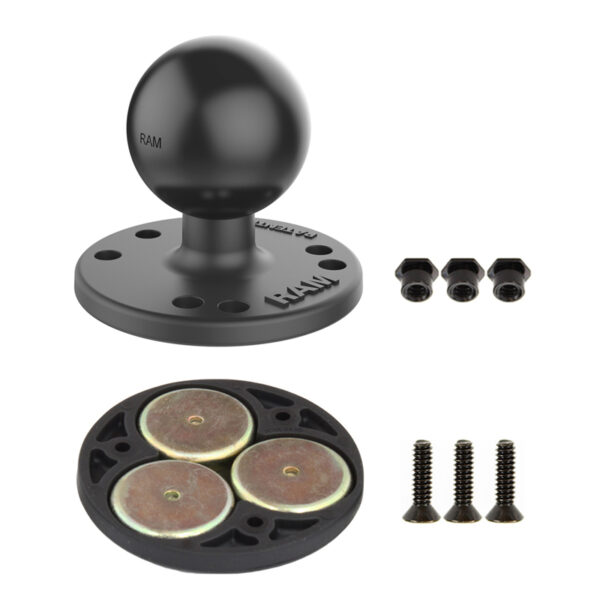 ADATTATORE SUPERFICIE PIANA RAM MOUNT CON BASE ROTONDA DI TIPO C RAM-202-339U - immagine 2
